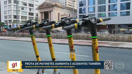Número de patinetes elétricos mais que triplica em SP em 8 meses